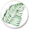 Designart - Tropical Leaf Of Monstera II - Farmhouse Metal Circle Wall Art